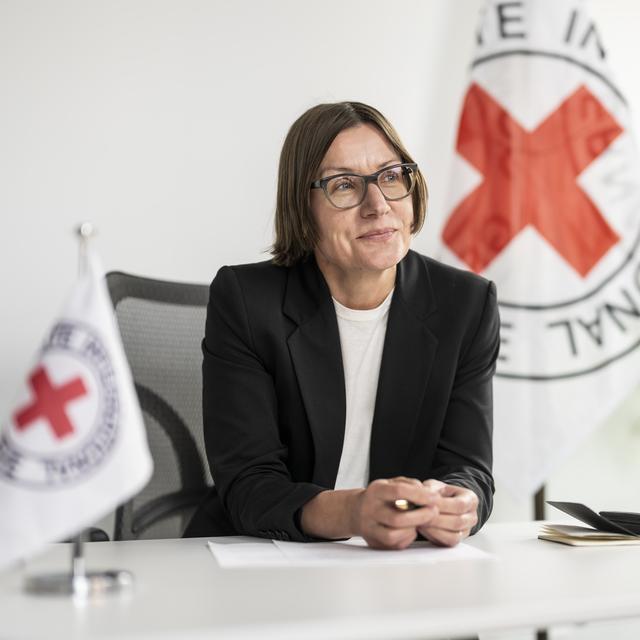 La présidente du CICR Mirjana Spoljaric. [KEYSTONE - ALESSANDRO DELLA VALLE]