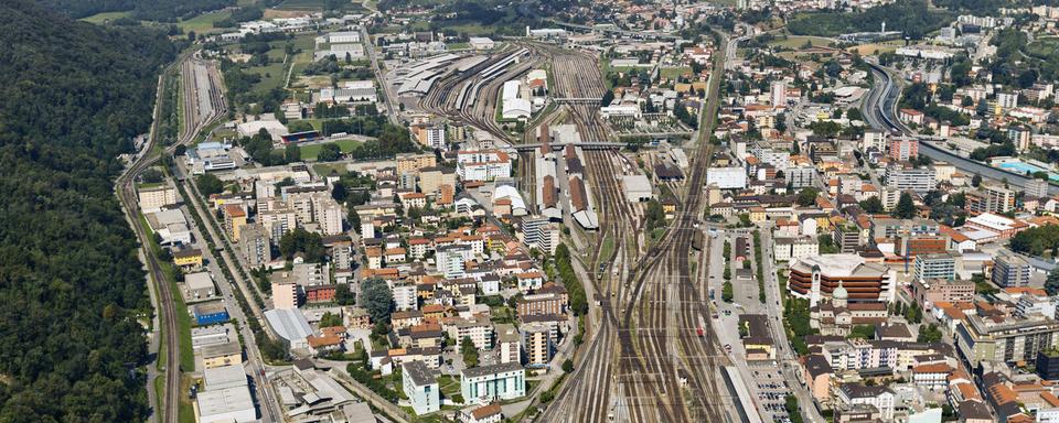 La commune de Chiasso (TI). [Keystone - Alessandro della Bella]