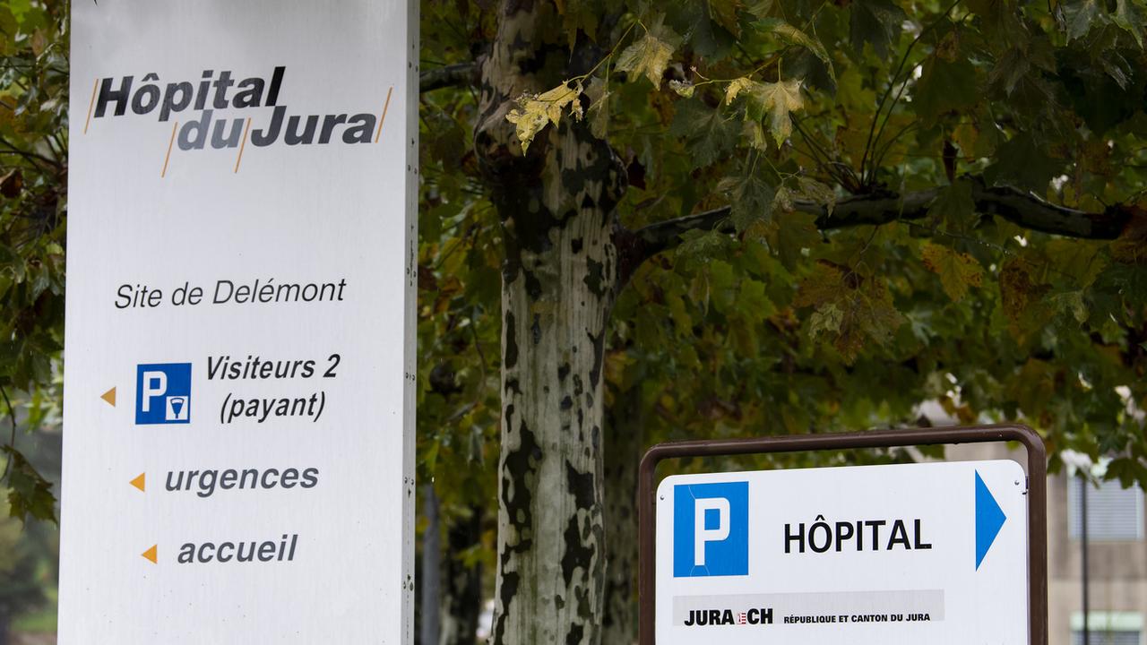 L'H-JU va construire un nouvel hôpital de soins aigus à Delémont. [Keystone - Jean-Christophe Bott]
