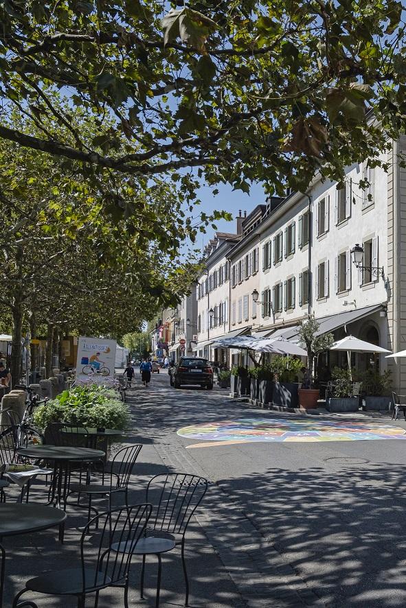 Une rue de Carouge. [L'Oeil d'Anouk - Anouk Ruffieux]