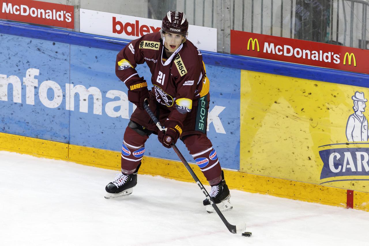 Tim Berni porte désormais le maillot de Genève-Servette. [KEYSTONE - Salvatore Di Nolfi]