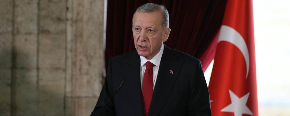 Recep Tayyip Erdogan a affirmé samedi qu'il rompait tout contact avec Benjamin Netanyahu. [Keystone]