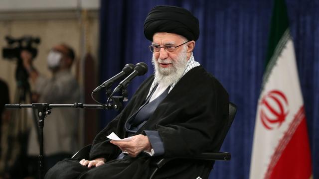 L'ayatollah Ali Khamenei à Téhéran, 09.01.2023. [EPA/Keystone - Iran Supreme Leader Office]