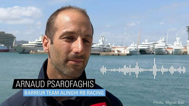 Arnaud Psarofaghis (Alinghi Red Bull Racing Team) [Miguel Bao]
