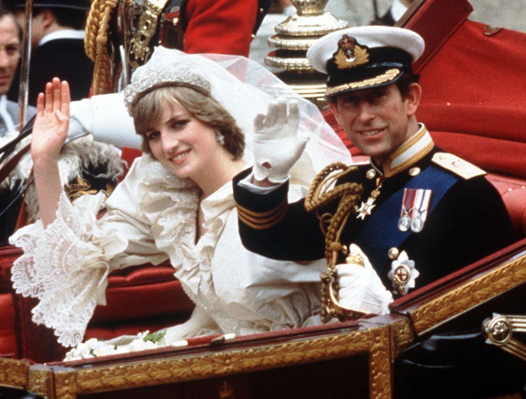 Le mariage de la princesse Diana et du prince Charles, le 29 juillet 1981. [KEYSTONE - PA]