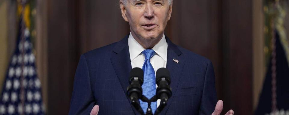 Le Congrès américain ouvre une enquête en destitution de Joe Biden. [Keystone]