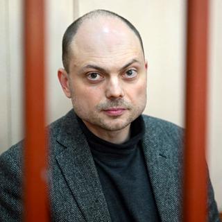 L'opposant russe Vladimir Kara-Murza a été condamné à 25 ans de prison par le tribunal de Moscou le 17 avril 2023. [afp - Natalia Kolesnikova]