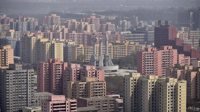 Une image de la ville de Pyongyang, en Corée du Nord (image d'illustration). [Keystone/EPA - Franck Robichon]