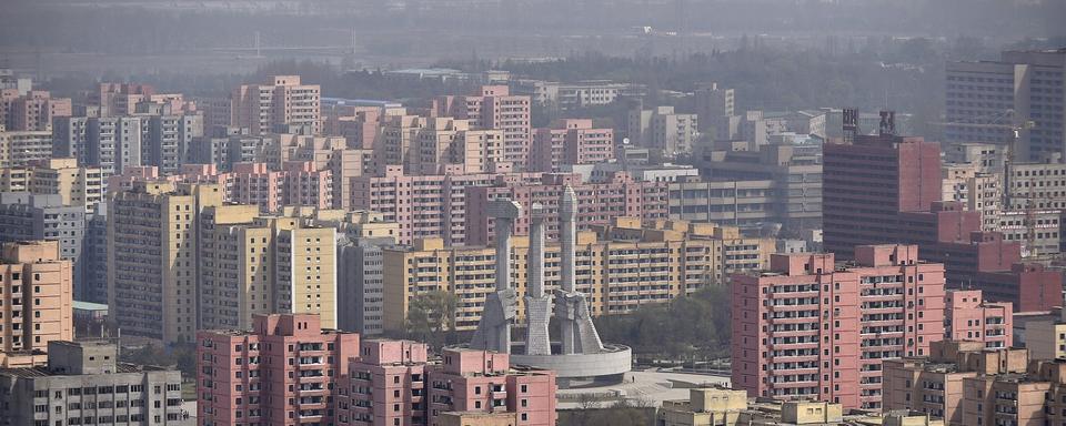 Une image de la ville de Pyongyang, en Corée du Nord (image d'illustration). [Keystone/EPA - Franck Robichon]