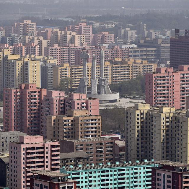 Une image de la ville de Pyongyang, en Corée du Nord (image d'illustration). [Keystone/EPA - Franck Robichon]