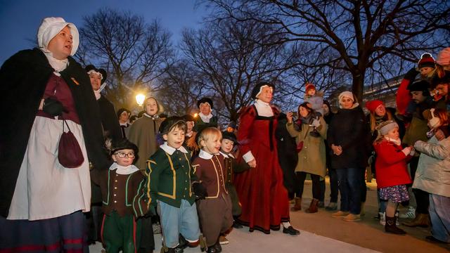 Le Grand Conseil genevois s'est écharpé vendredi après-midi autour du "Cé què lainô", ce chant en franco-provençal de 68 strophes qui narre l'histoire de l'Escalade. [Keystone - Magali Girardin]