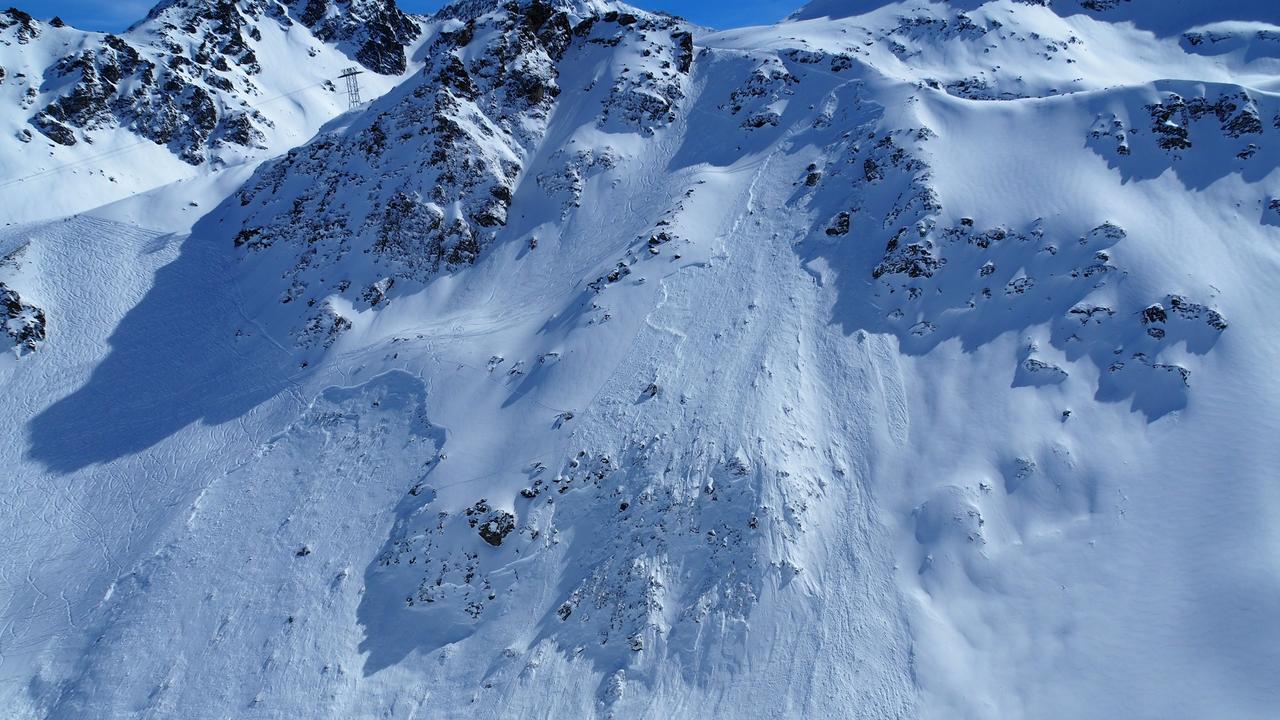L'avalanche s'est déclenchée dans le secteur de Tortin, au-dessus de Nendaz. [Police cantonale valaisanne]
