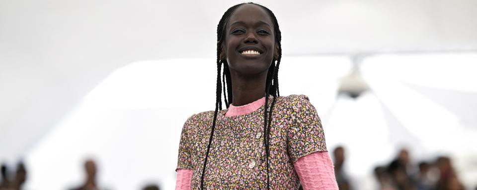 La réalisatrice franco-sénégalaise Ramata-Toulayé Sy présente "Banel et Adama" au Festival de Cannes. [AFP - Patricia De Melo Moreira]