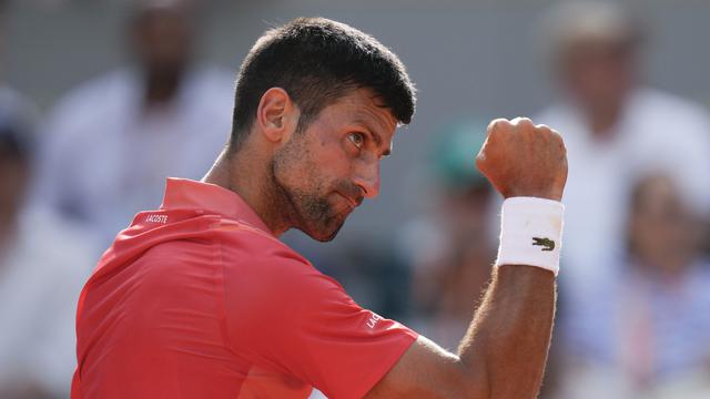 Rolland Garros : Novak Djokovic emporte la demi-finale. [Keystone - AP Photo/Thibault Camus]