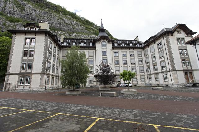 L'internat collège de Saint-Maurice. [Keystone - Salvatore Di Nolfi]