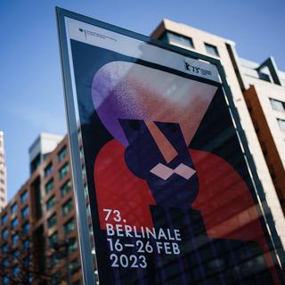 La 73e édition de la Berlinale se tient du 16 au 26 février 2023. [EPA/Keystone - Clement Bilan]