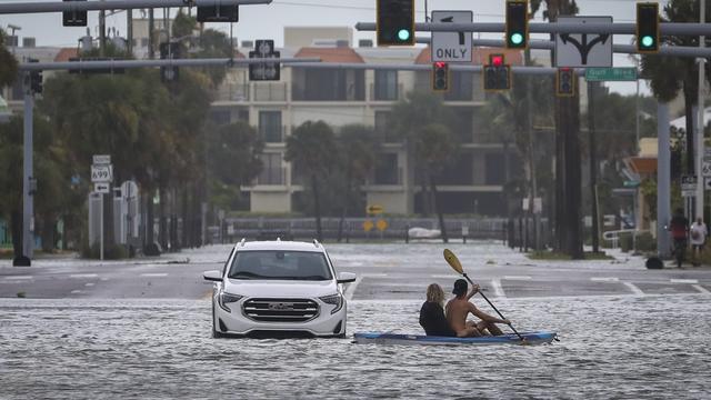 Idalia a inondé les rues de Floride. [Tampa Bay Times via AP / Keystone - Chris Urso]