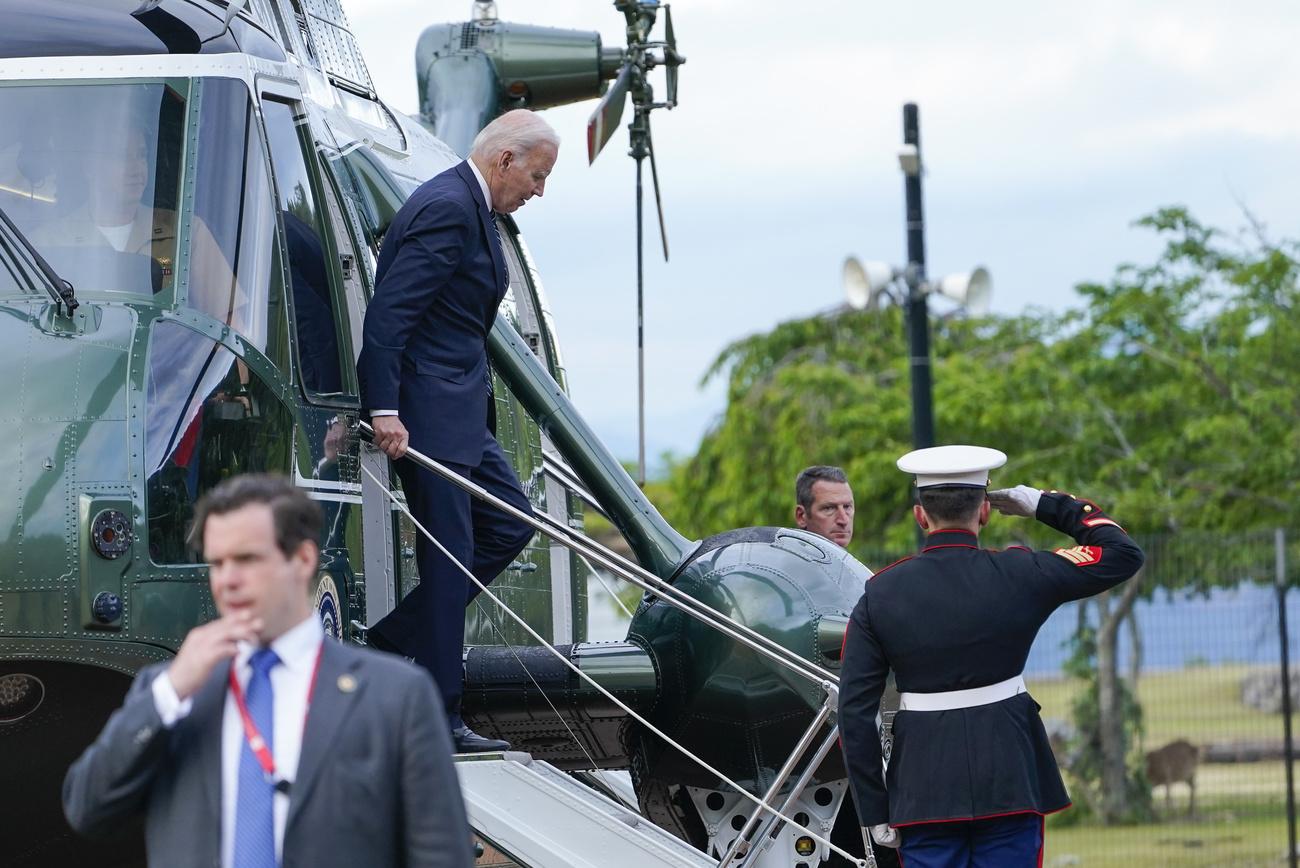 Joe Biden à son arrivée au Japon. [Keystone - AP Photo/Susan Walsh]