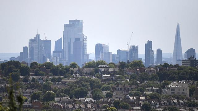 La City, le quartier des affaires à Londres. [EPA - Neil Hall]