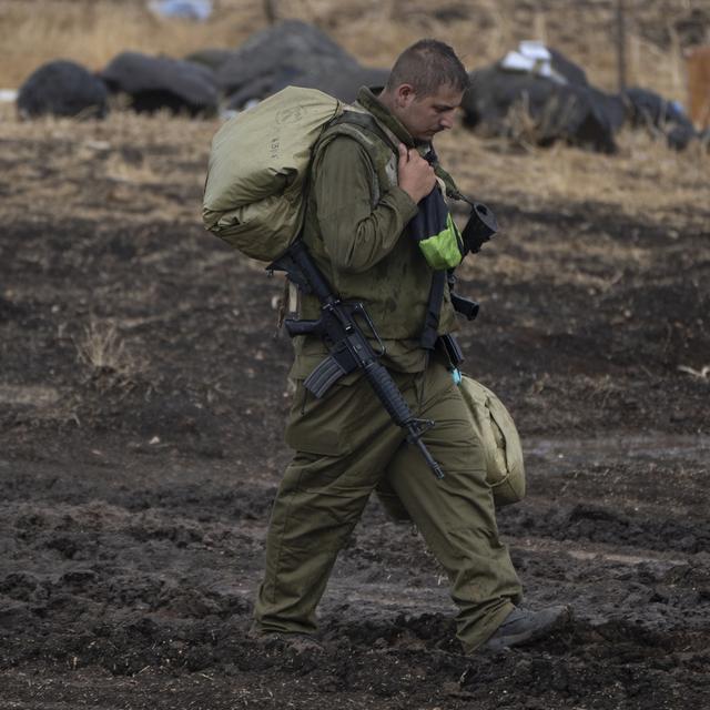 Un soldat israélien. [Keystone - AP Photo/Petros Giannakouris]