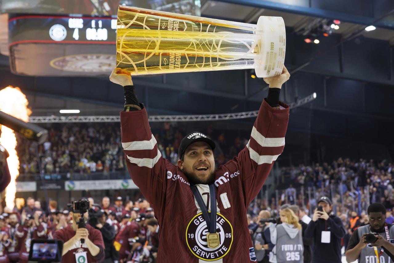 Henrik Tömmernes a quitté Genève-Servette après le titre remporté le printemps dernier. [Salvatore Di Nolfi]