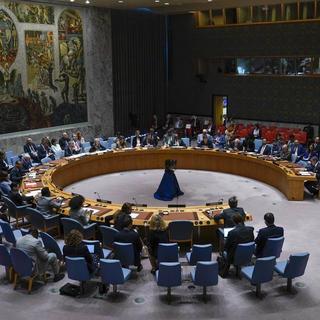 Le Conseil de sécurité de l'ONU rejette une résolution condamnant la guerre entre le Hamas et Israël [Keystone]