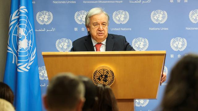 Antonio Guterres au siège des Nations unies à New York. [Reuters - Caitlin Ochs]