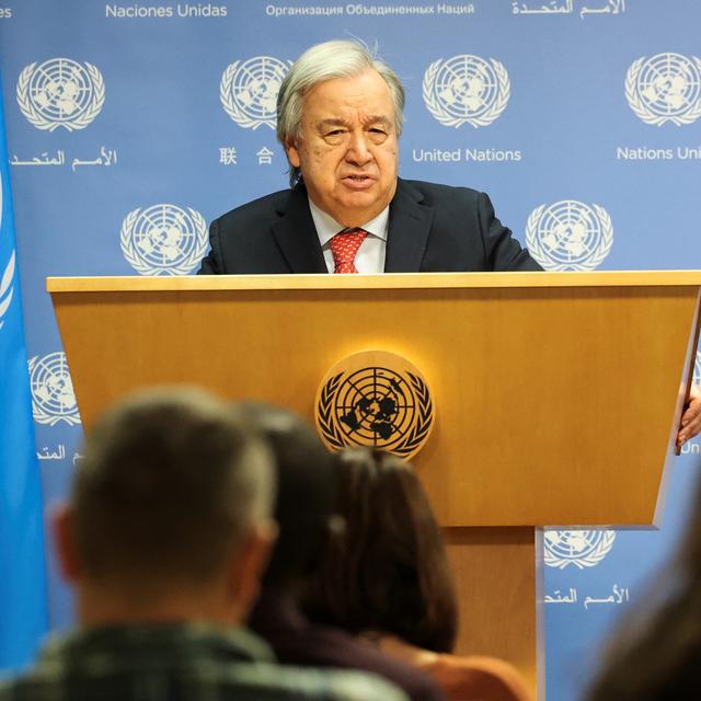 Antonio Guterres au siège des Nations unies à New York. [Reuters - Caitlin Ochs]