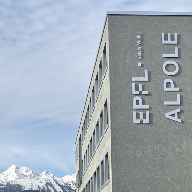 Le bâtiment de recherche en biotopes alpins et polaires de l'EPFL Valais à Sion. [EPFL - Olivier Maire]