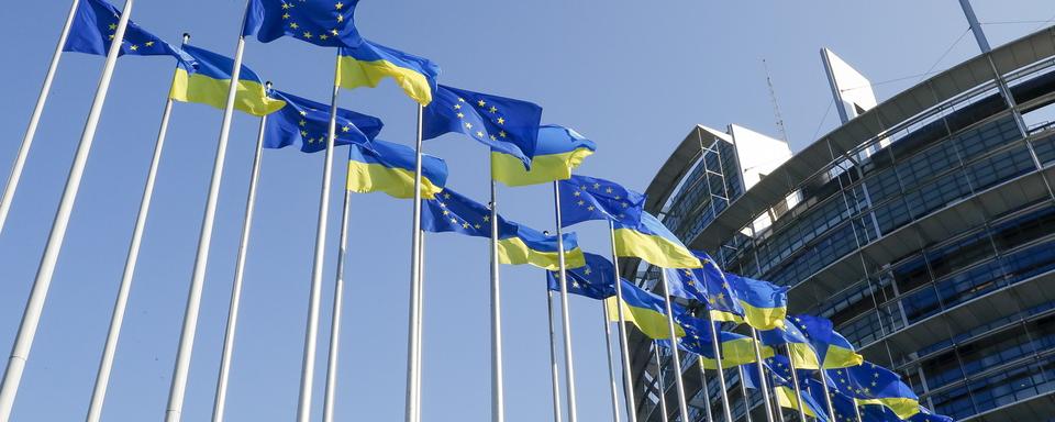 Un sommet UE-Ukraine se tiendra vendredi à Kiev. [Keystone - Julien Warnand]