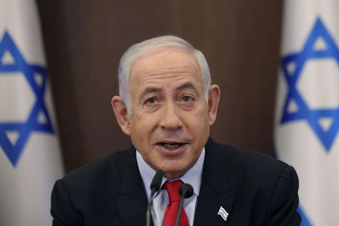 Le Premier ministre israélien, Benjamin Netanyahu [Keystone]