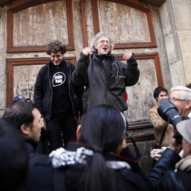 Des activistes à Paris. [AFP - THOMAS SAMSON]