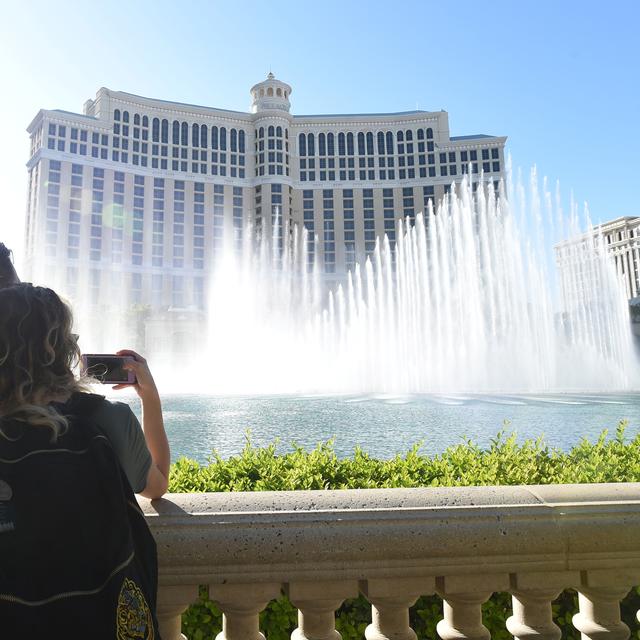 La fontaine devant le palace Bellagio à Las Vegas. Image d'illustration. [Reuters - David Becker]