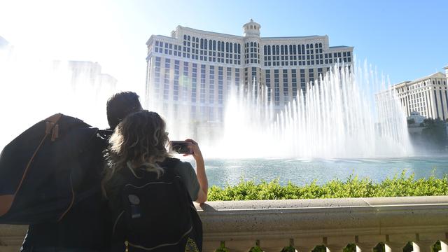La fontaine devant le palace Bellagio à Las Vegas. Image d'illustration. [Reuters - David Becker]