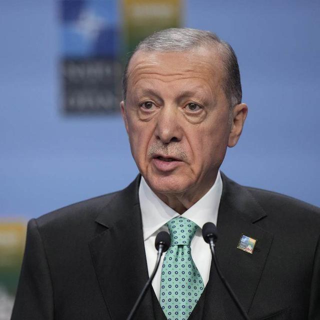 Le président turc Recep Tayyip Erdogan s’est  entretenu avec le président israélien Isaac Herzog et avec le président de l’Autorité palestinienne, Mahmoud Abbas. [Keystone - Pavel Golovkin]