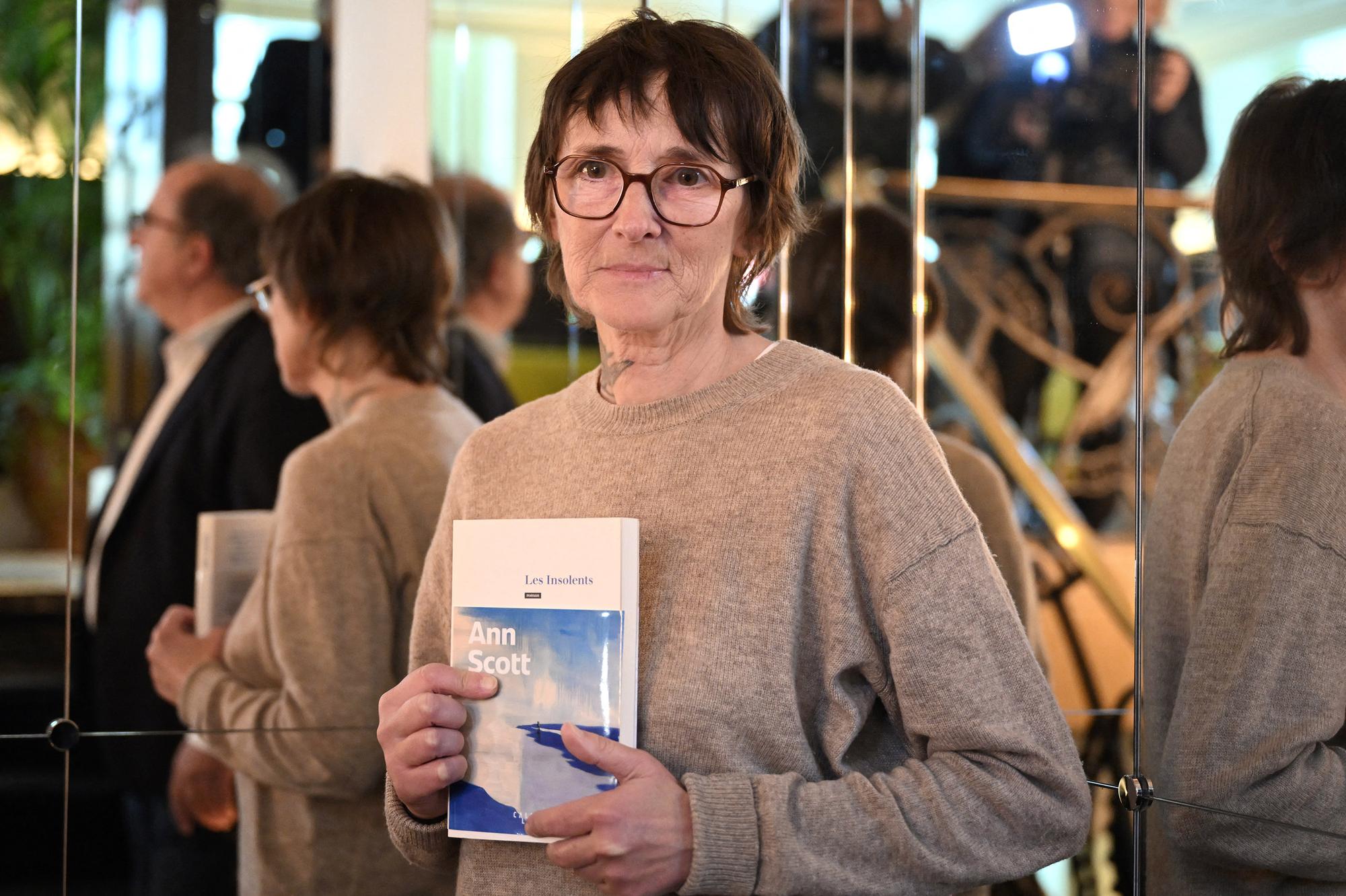 L'auteure française Ann Scott a été récompensée le 7 novembre 2023 par le prix Renaudot pour "Les Insolents". [AFP - Bertrand GUAY]