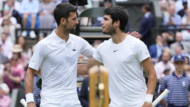 Carlos Alcaraz et Novak Djokovic vont-ils se livrer un nouveau duel à New York? [Keystone - Kirsty Wigglesworth]