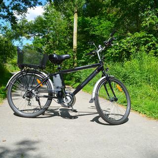 Un vélo électrique dans un parc. [Depositphotos - Goldenshrimp]