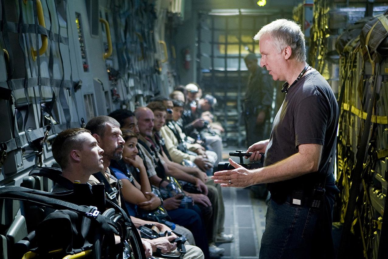 James Cameron sur le tournage de son film "Avatar". [AFP - Archives du 7eme Art / Photo12 via AFP]