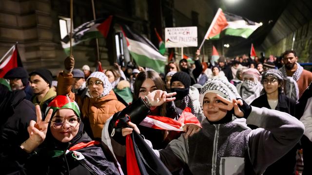 Pourquoi tant de jeunes se mobilisent pour la Palestine? [Jean-Christophe Bott / Keystone]