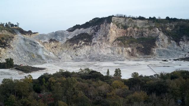 Un super volcan italien menace de se réveiller près de Naples. [AFP - Eliano Imperato / Controluce]