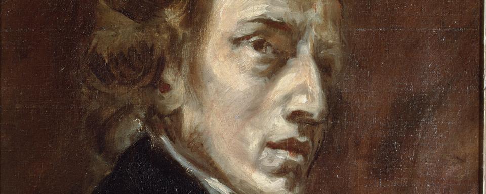 Portrait de Frederic Chopin (1810 - 1849), compositeur polonais. Peinture de Eugene Delacroix. [AFP - ©Luisa Ricciarini/Leemage]