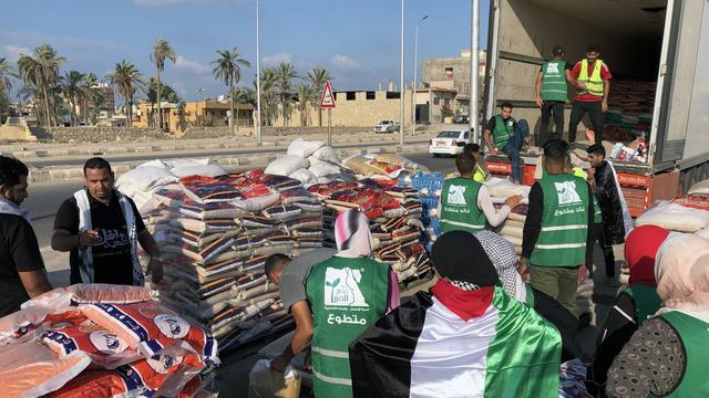 Israël autorise l'entrée d'aide humanitaire dans Gaza depuis l'Egypte [Keystone - EPA/STR]