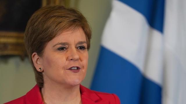 L'ex-Première ministre écossaise Nicola Sturgeon arrêtée dans l'enquête sur le financement de son parti. [Keystone - EPA/Scottish Government]