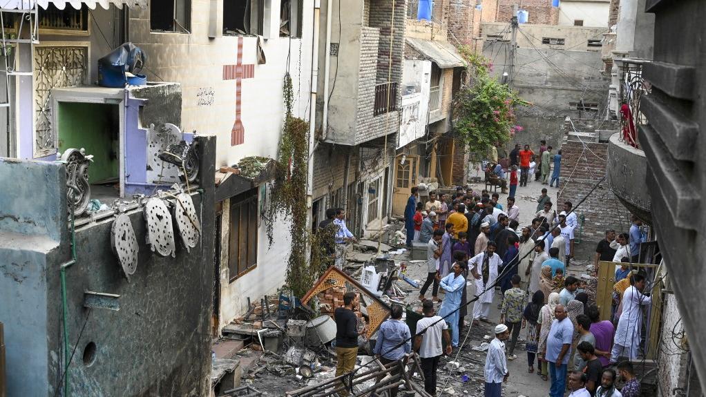 Au Pakistan, 87 domiciles chrétiens et 19 églises saccagés lors des émeutes. [AFP - AAMIR QURESHI]