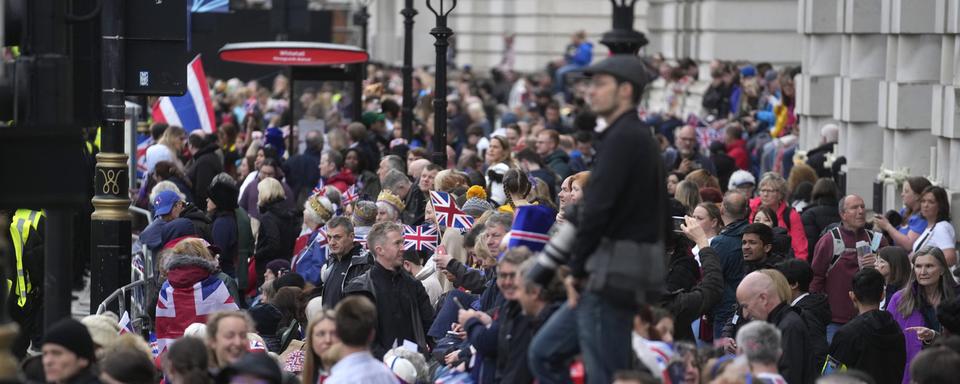 Le roi Charles III s'apprête à être couronné en grande pompe à Londres. [KEYSTONE - MOSA'AB ELSHAMY]