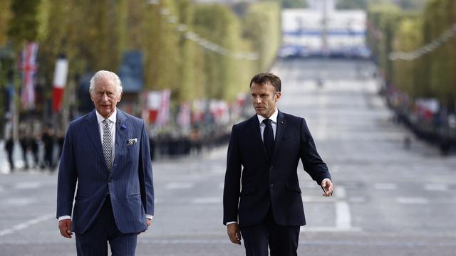 Charles III est arrivé à Paris pour sa première visite d'Etat en France. [AFP - YOAN VALAT]