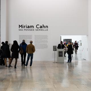 Le tableau de la Suissesse Miriam Cahn, au coeur d'une polémique à Paris, a été dégradé. [HANS LUCAS VIA AFP - SANDRINE MARTY]