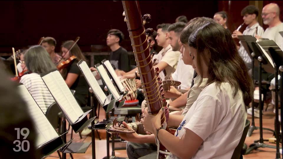 L’Afghan Youth Orchestra, un ensemble de jeunes musiciens ayant fui le régime taliban, en concert à Genève