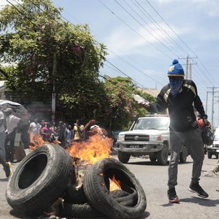 "Ils sont pires que des monstres": Haïti est plongé dans la violence des gangs. [KEYSTONE - ODELYN JOSEPH]